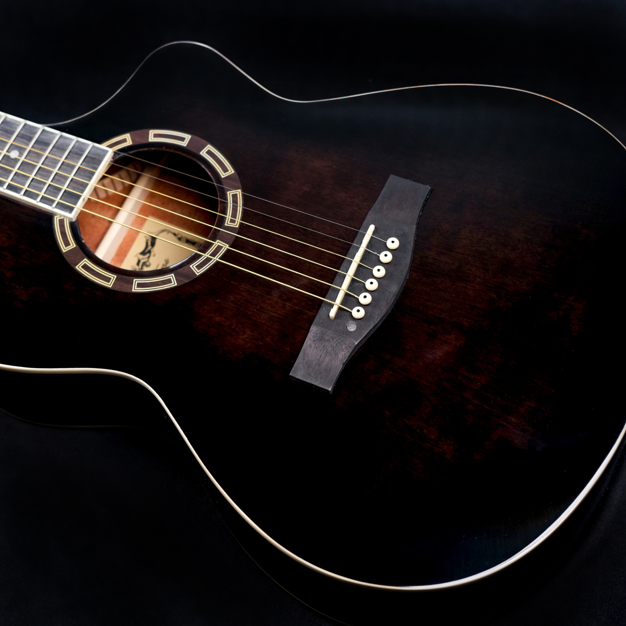 Richtone B139C OAK glossy JF style cutaway Acoustic guitar