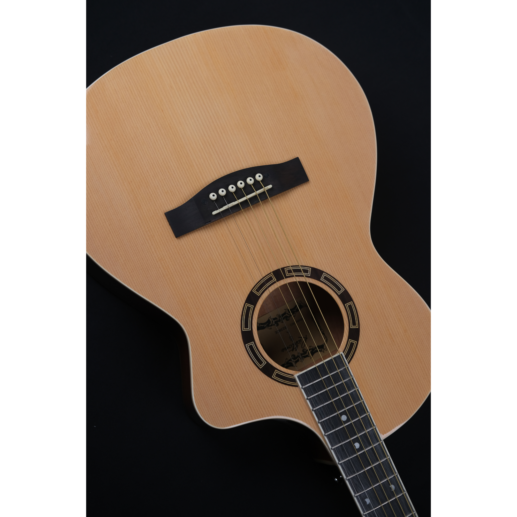 Richtone B239C Natural glossy JF style cutaway Acoustic guitar