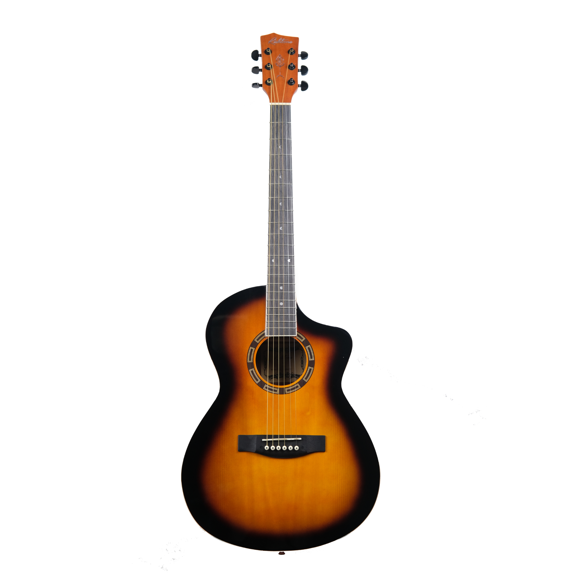 Richtone B239CE Piezo Sunburst glossy JF style cutaway Semi-Acoustic guitar