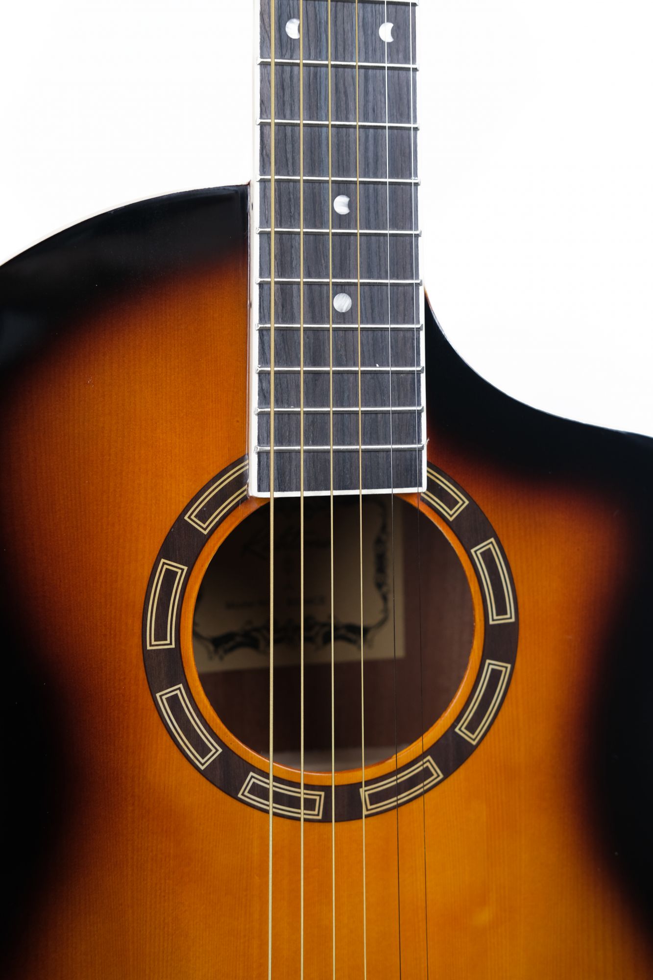 Richtone B239C Sunburst Matt JF style cutaway Acoustic guitar