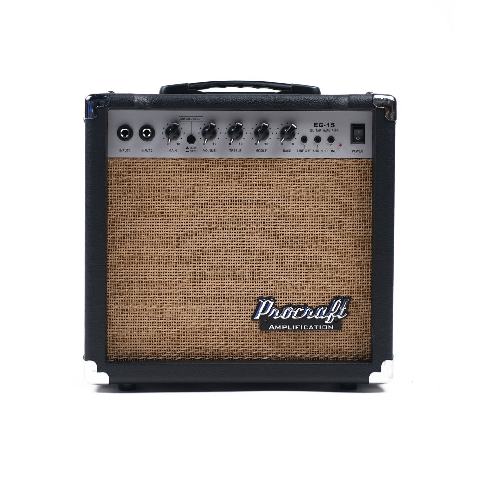 Procraft amps EG15 procraft amplification 15watt guitar amplifier