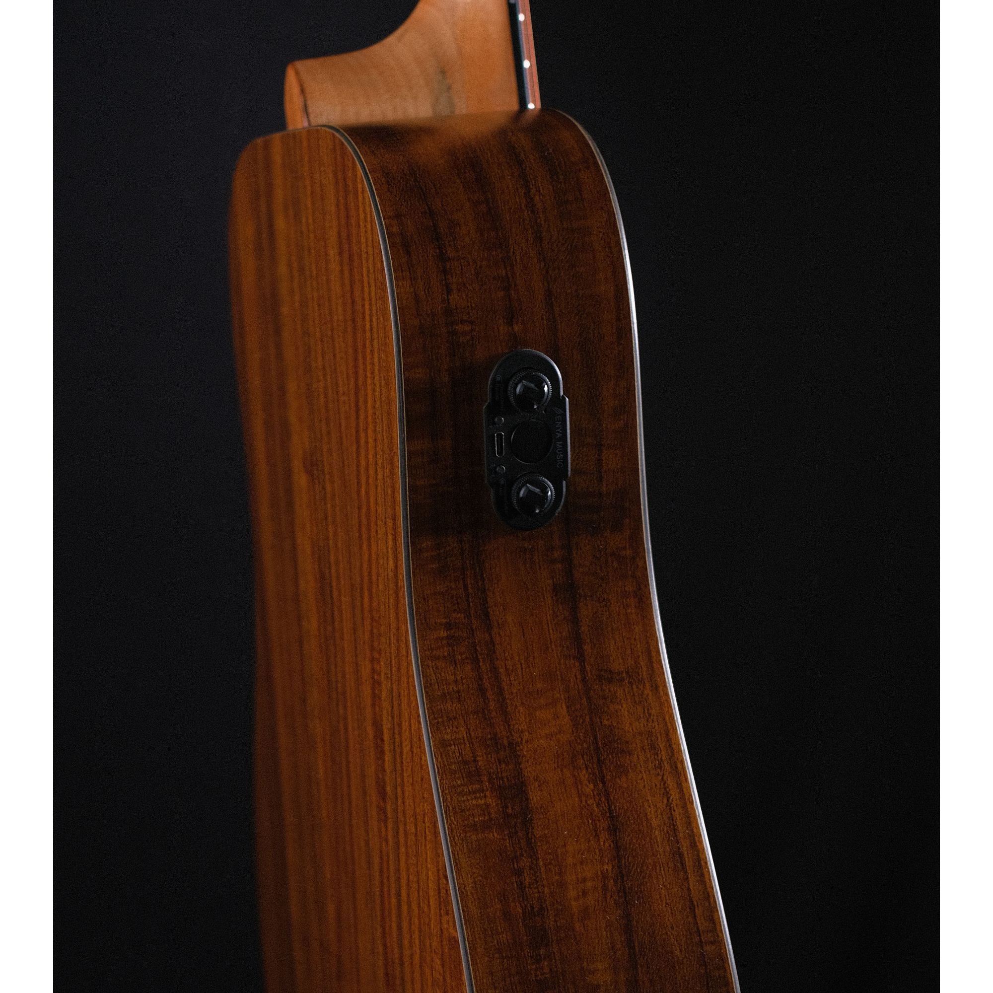 Enya ED X0 Eq Dreadnaught Semi acoustic guitar Transacoustic