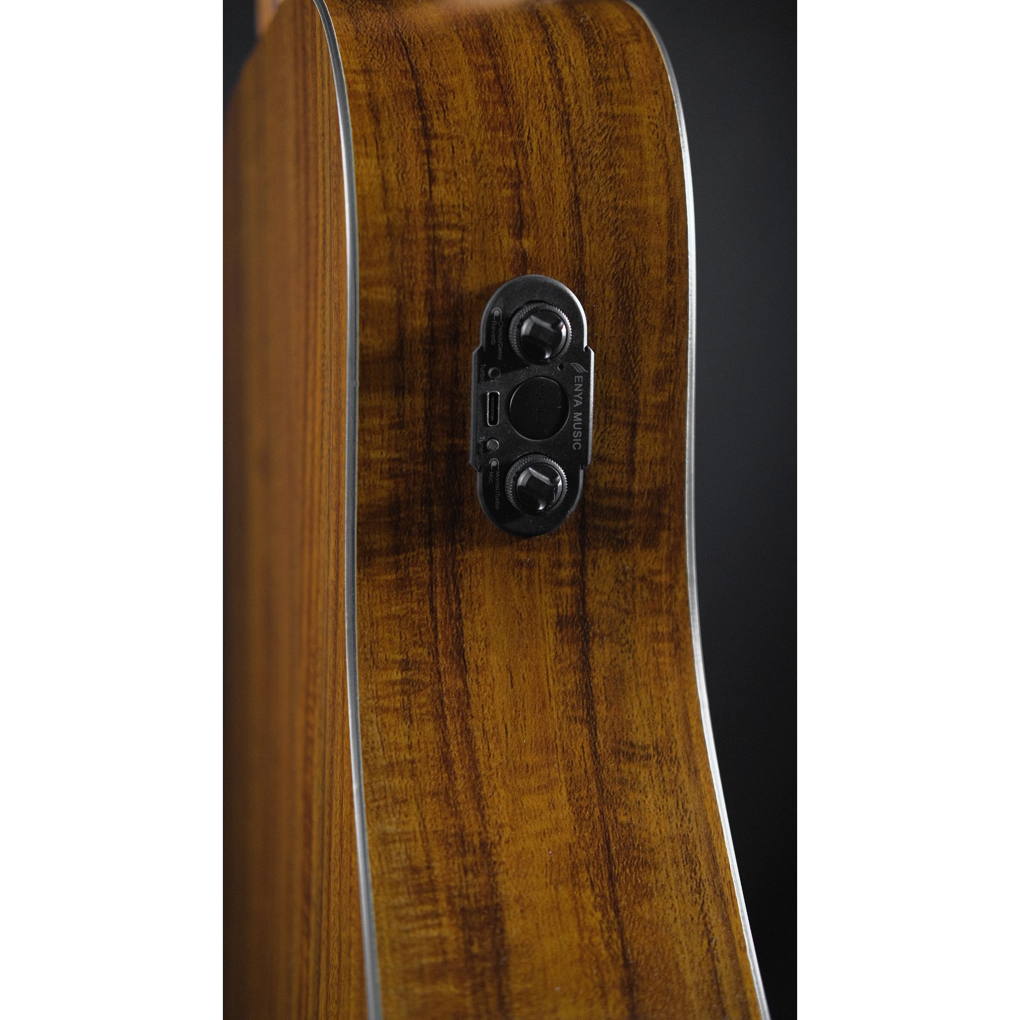 Enya ED X0 Eq Dreadnaught Semi acoustic guitar Transacoustic