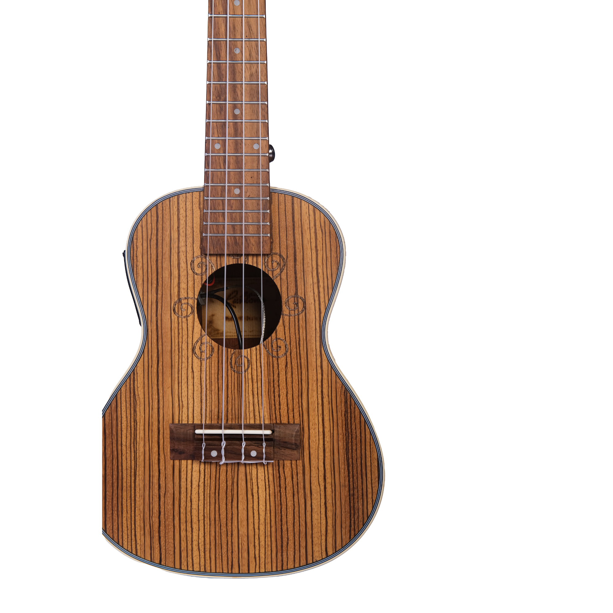 Richtone RT24 Z-LINE EQ Ukulele - Zebrawood