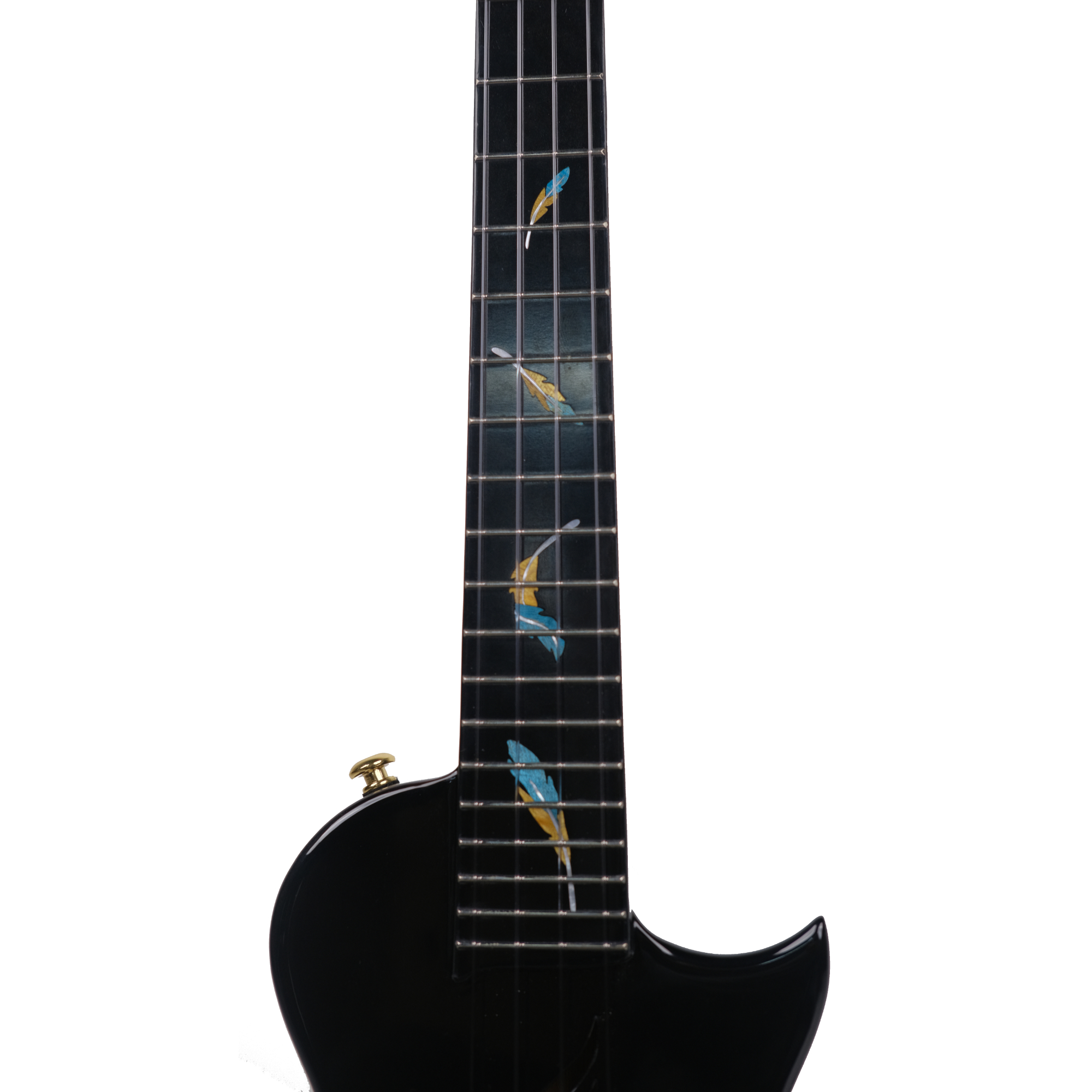 Enya EUT Feather - All solid mahogany transacoustic ukulele Black