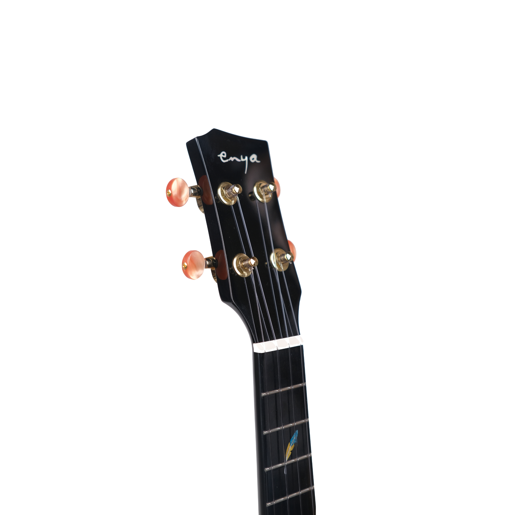 Enya EUT Feather - All solid mahogany transacoustic ukulele Black