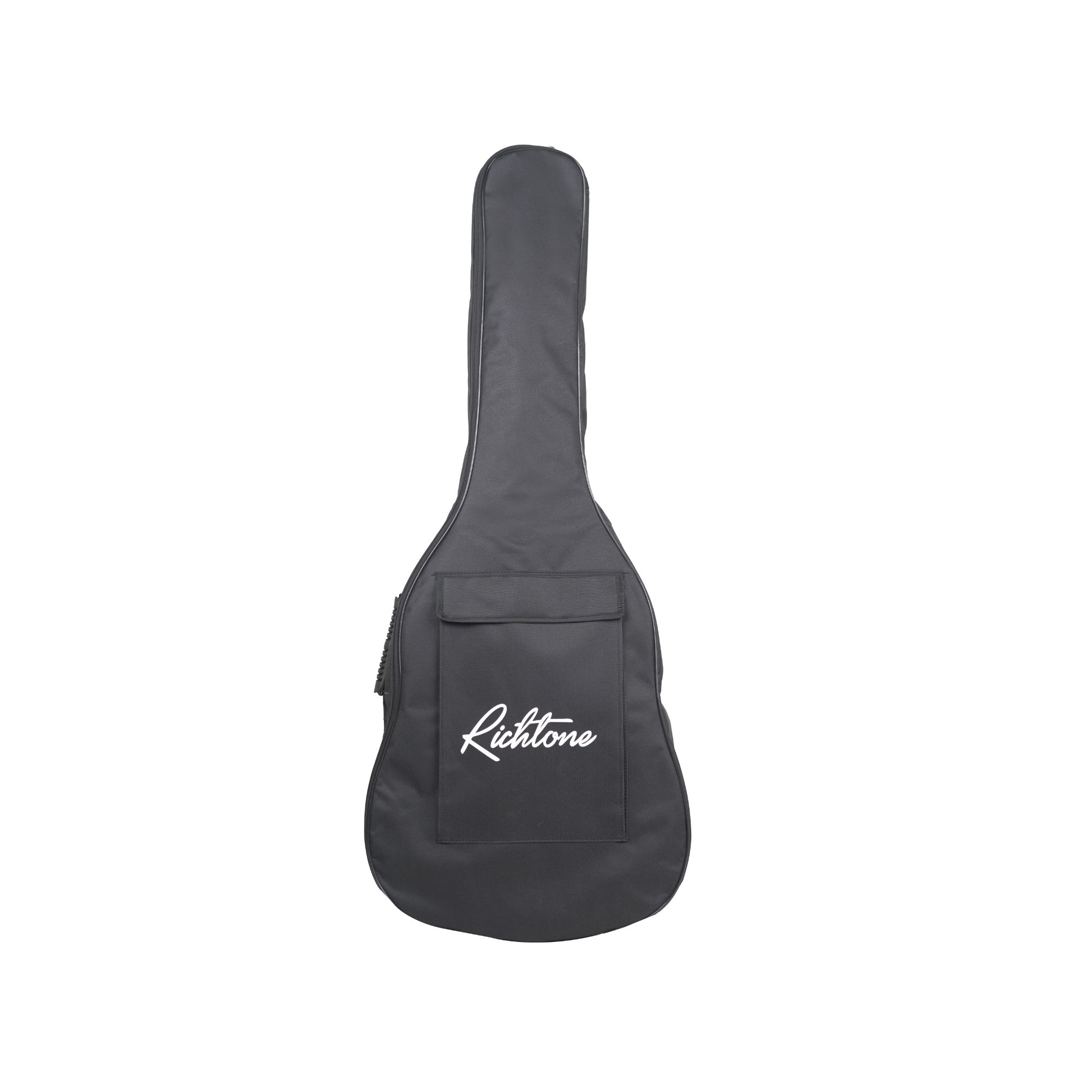 39inch RT39CE Piezo chocolate matt cutaway semi acoustic guitar with bag and plectrums