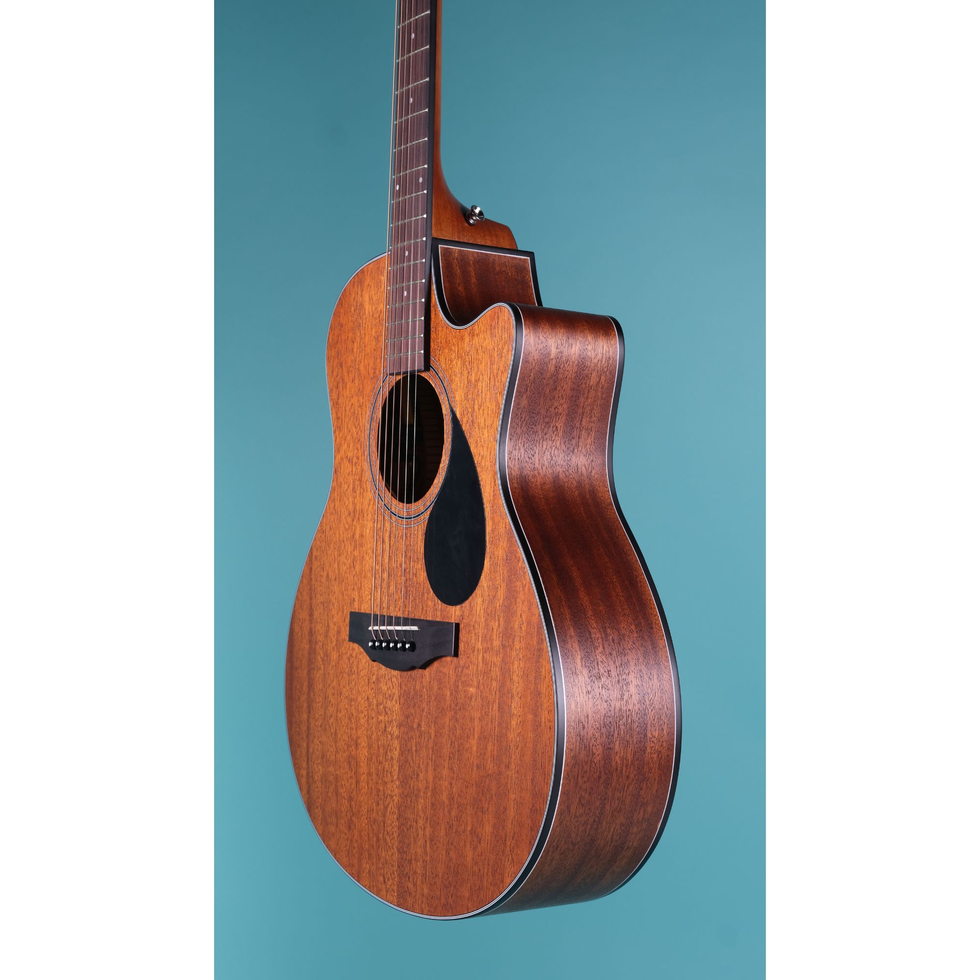 Kepma EAC-E Transacoustic K10 Semi - Acoustic Guitar - All Mahogany Matt