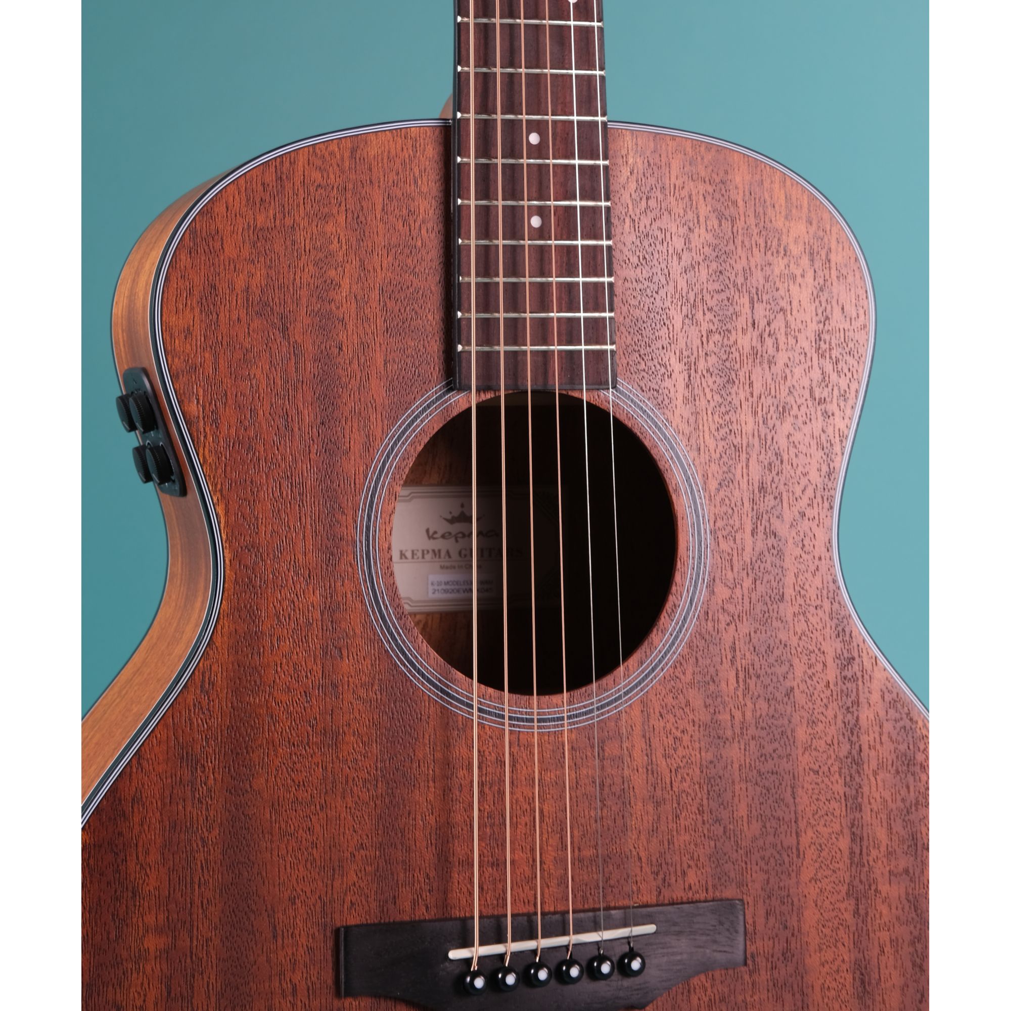 Kepma ES36-E TRANS K10 Semi - Acoustic Guitar - All Mahogany Matt