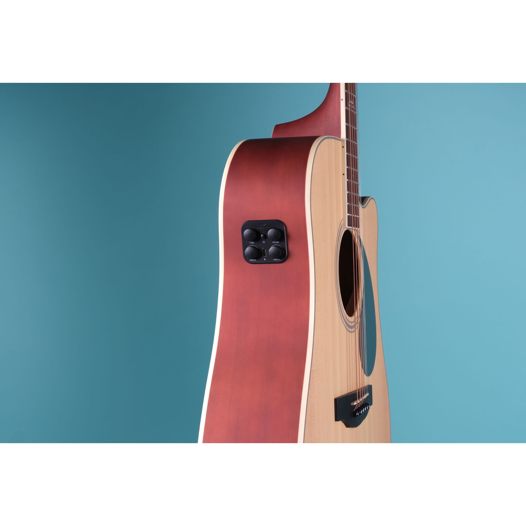 Kepma D1CE PRO TRANS K10- Semi acoustic Guitar- Natural Matt