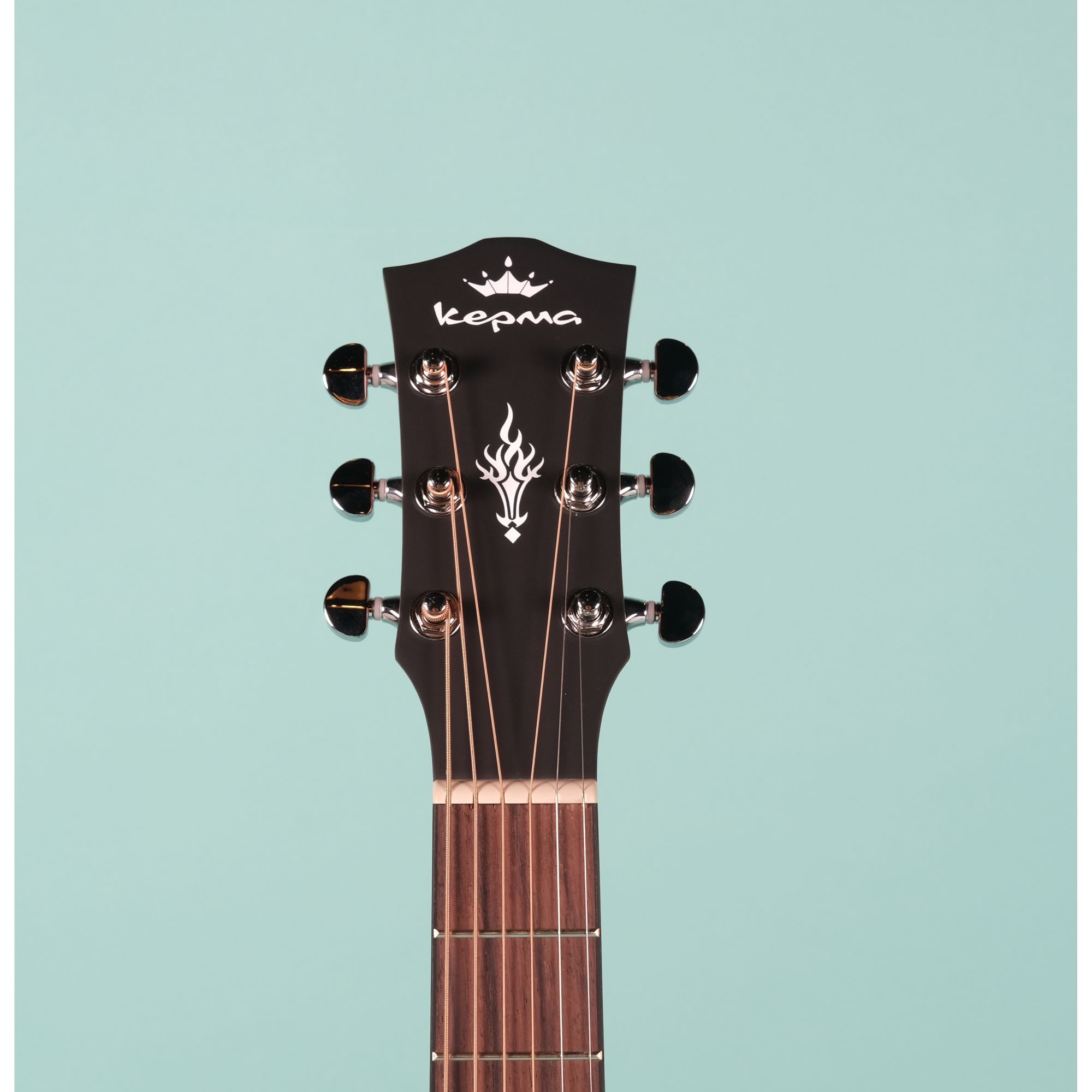 Kepma ES36-E Semi Acoustic Travel Guitar- All Mahogany