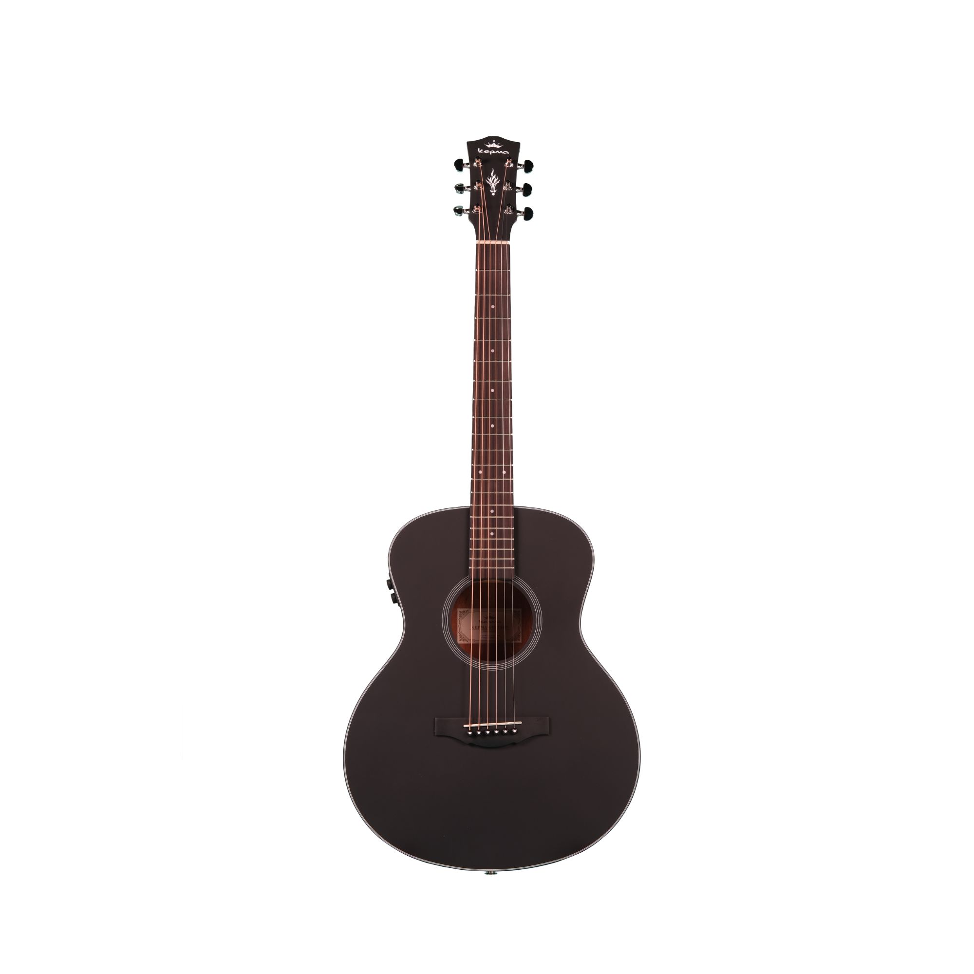 Kepma ES36-E TRANS K10 Semi - Acoustic Guitar - Black Matt