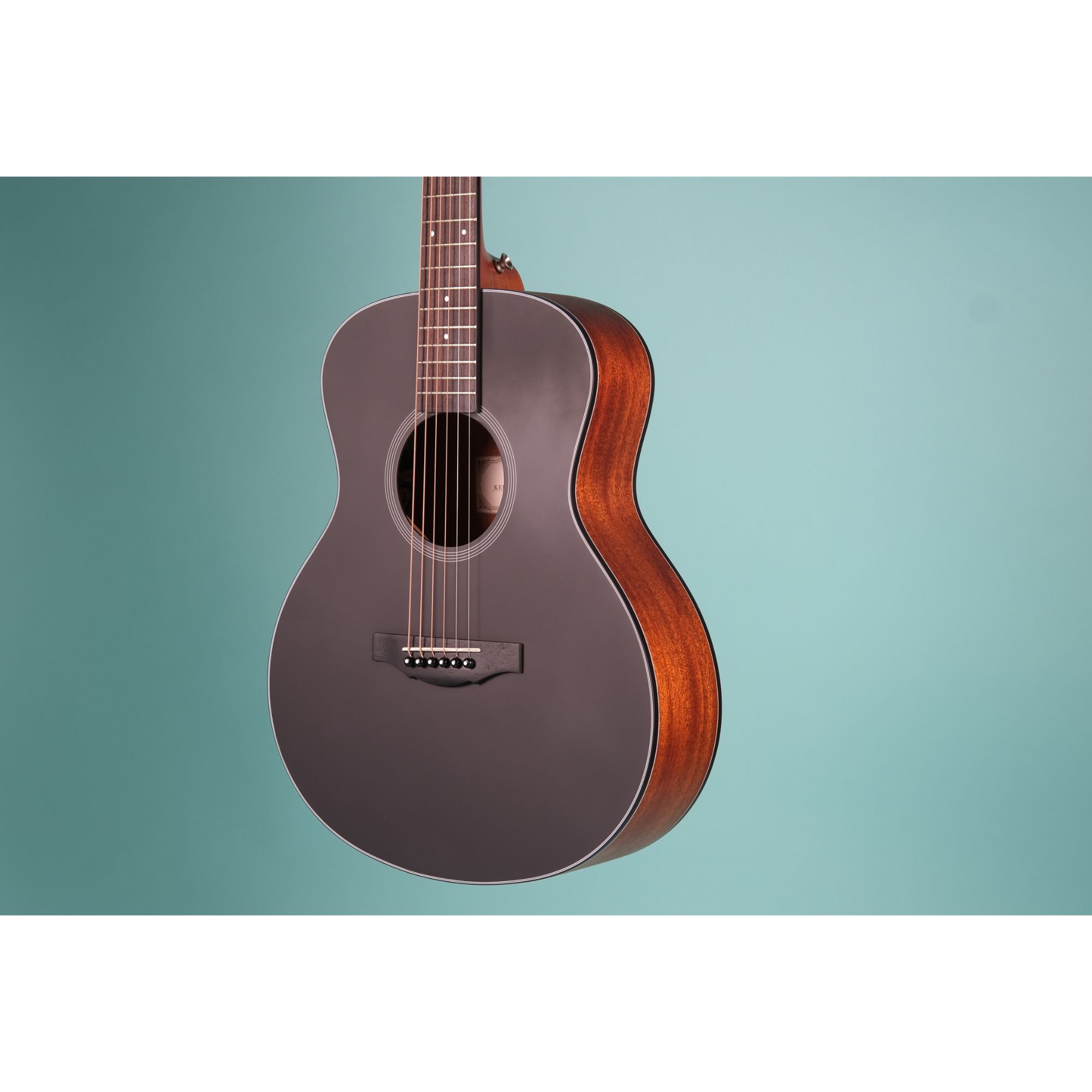 Kepma ES36-E TRANS K10 Semi - Acoustic Guitar - Black Matt