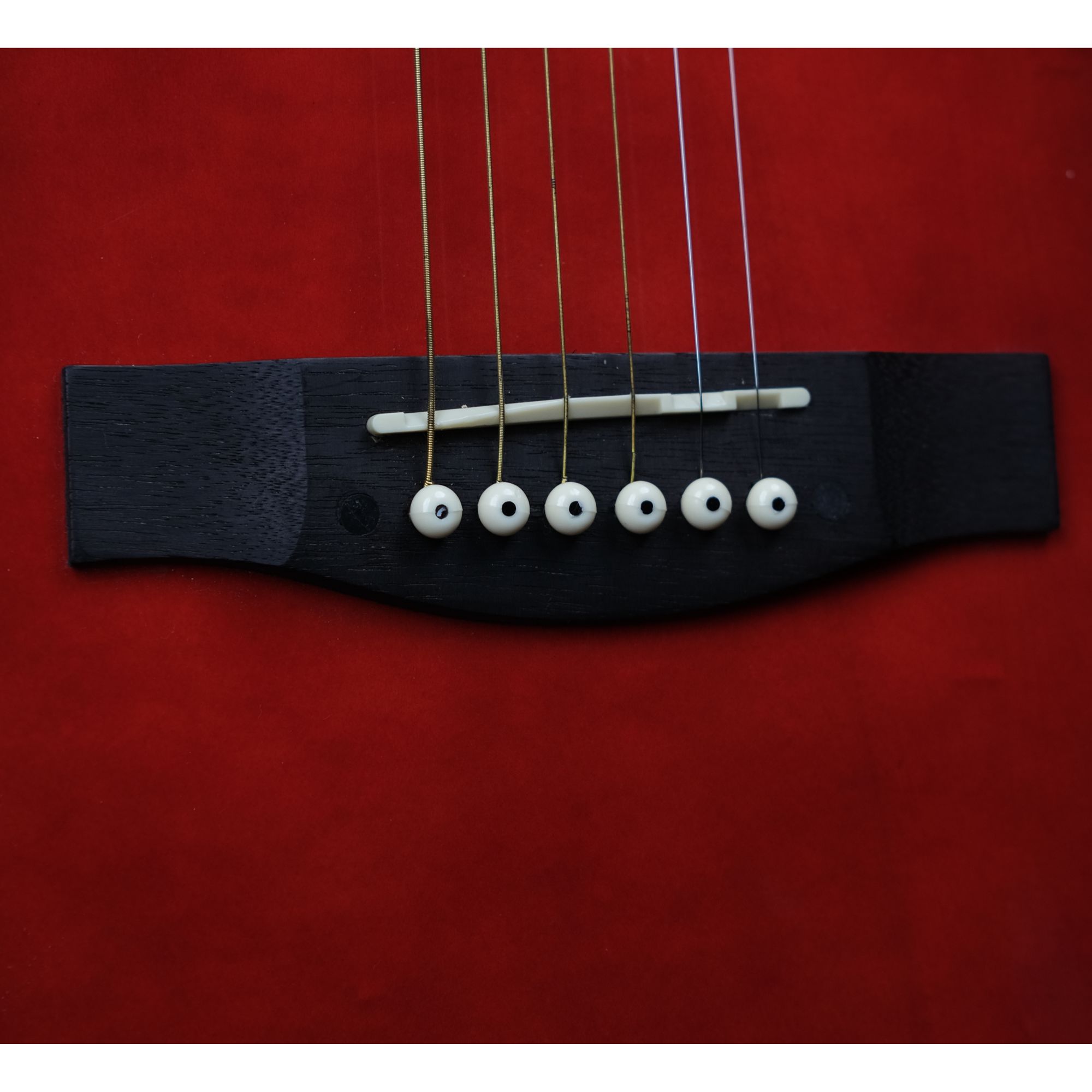 39inch RT39CE Piezo redburst matt cutaway semi acoustic guitar with bag and plectrums