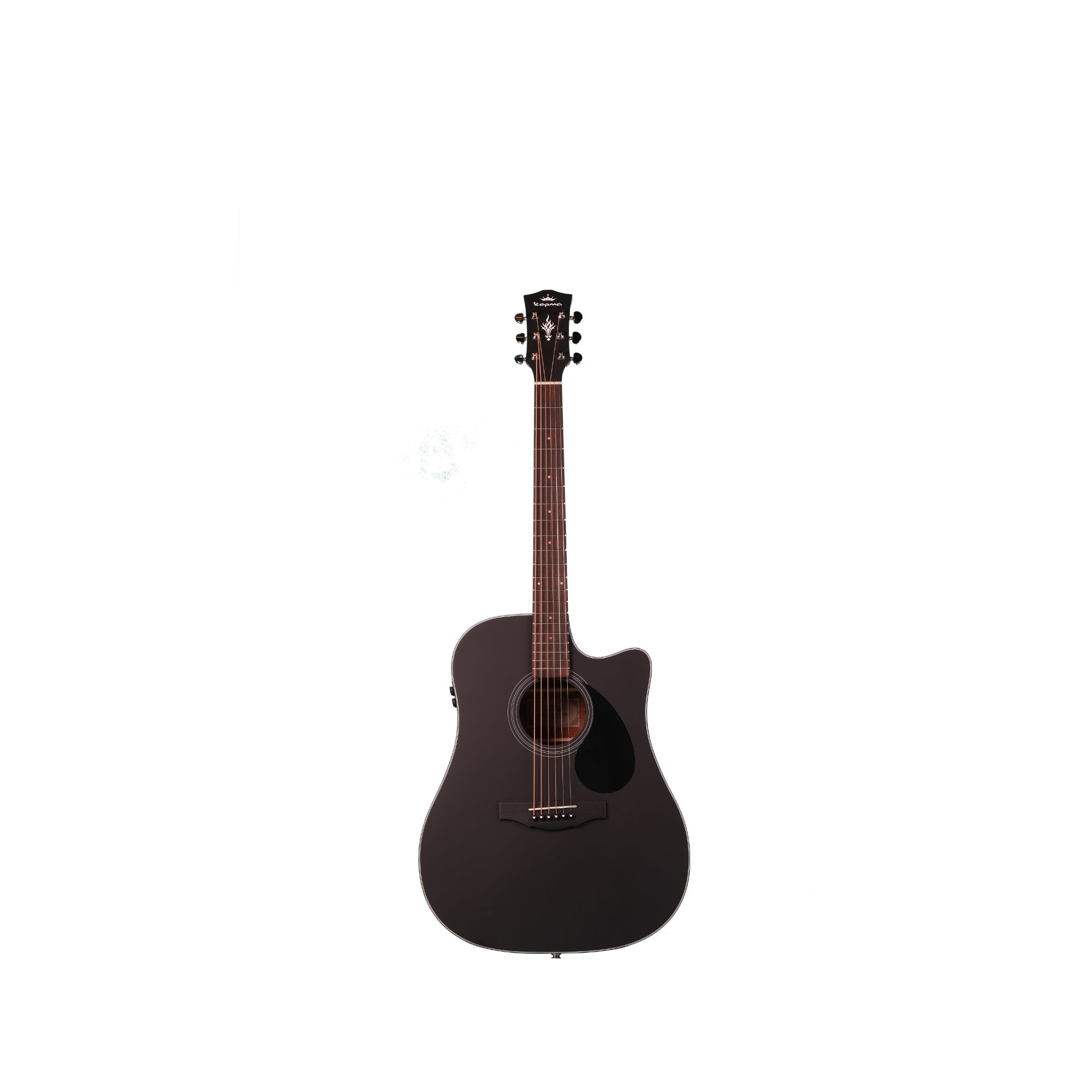 Kepma EDC-E TRANS K10 Semi - Acoustic Guitar - Black Matt