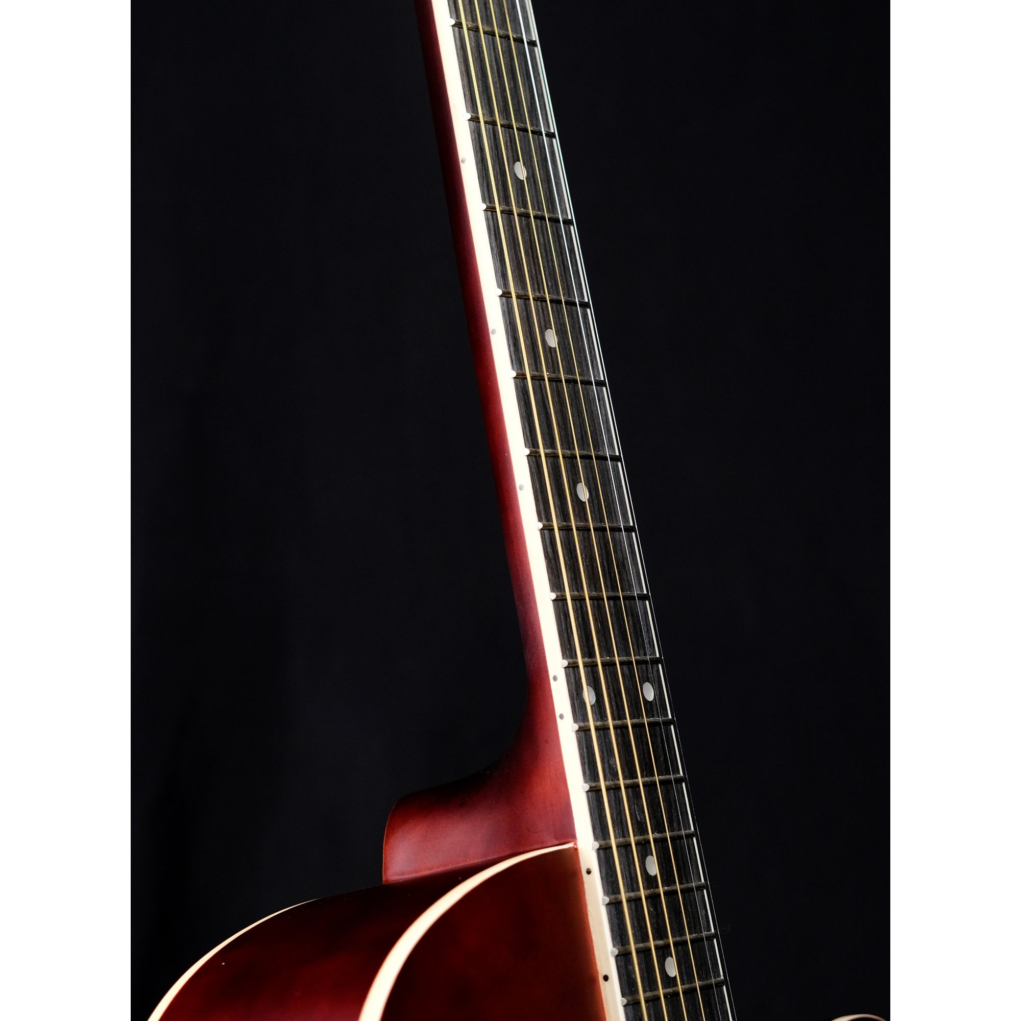 39inch RT39CE Piezo chocolate matt cutaway semi acoustic guitar with bag and plectrums