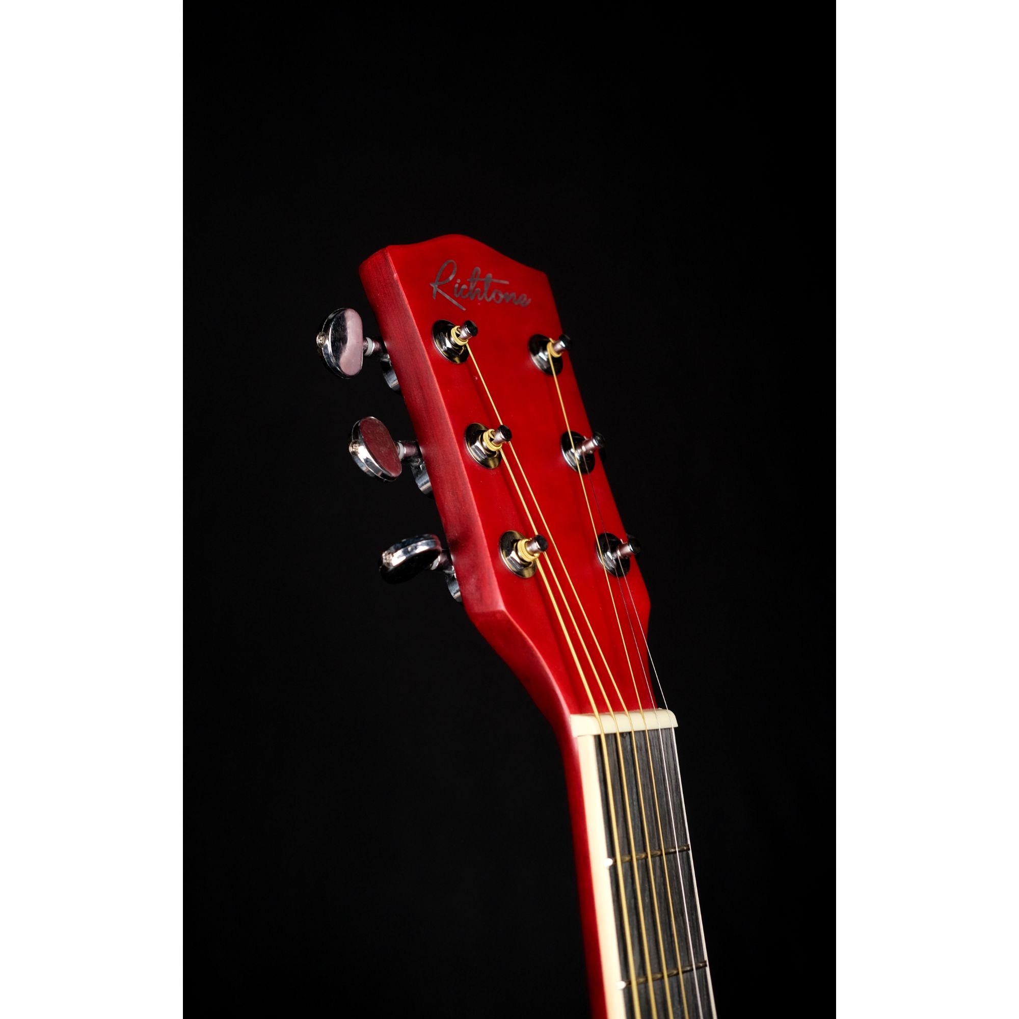 39inch RT39CE Piezo redburst matt cutaway semi acoustic guitar with bag and plectrums