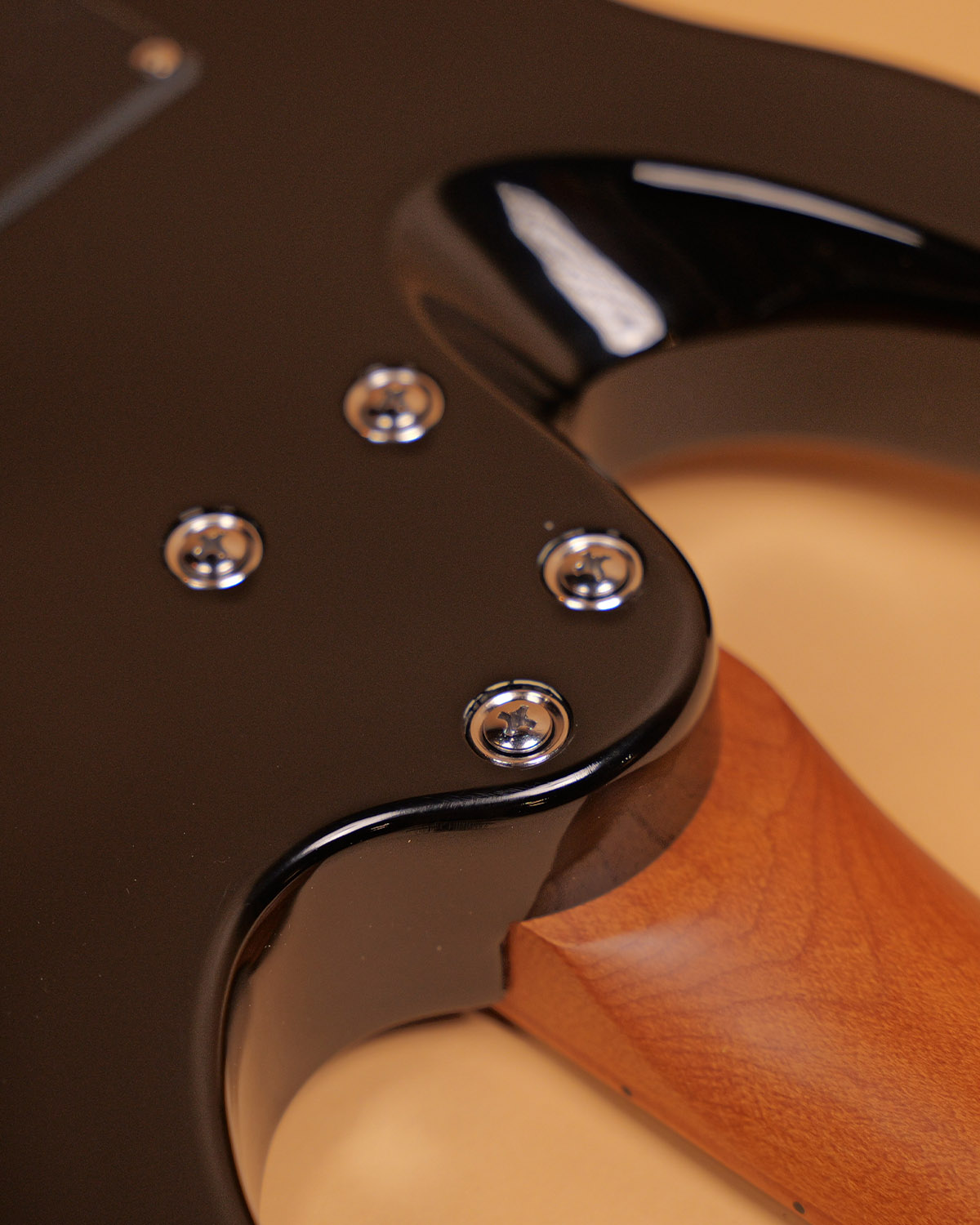 SQOE SEIB550 Shadow Burl HSH Alnico 5 Roasted Maple