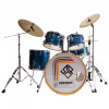 Strydom Sonic Scout 5-Piece Acoustic Drum Kit Neon surge blue
