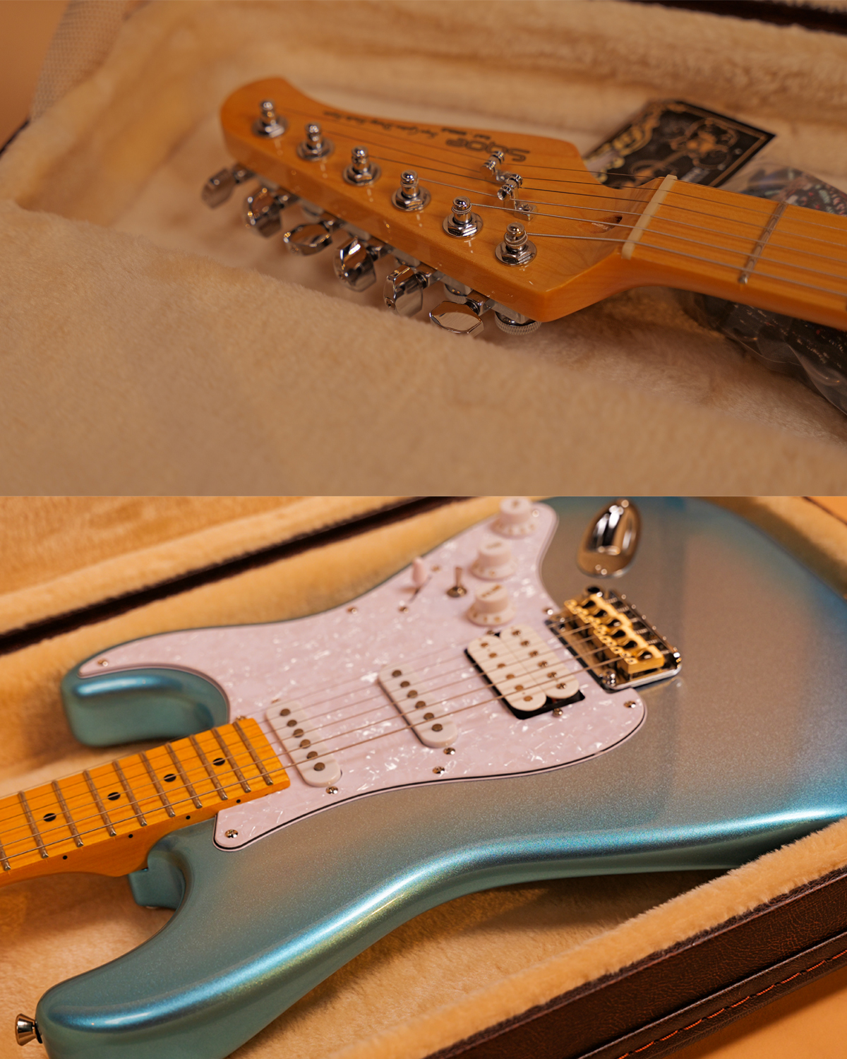 SQOE SEST1000 Frost Blue  Premium Custom Shop HSS