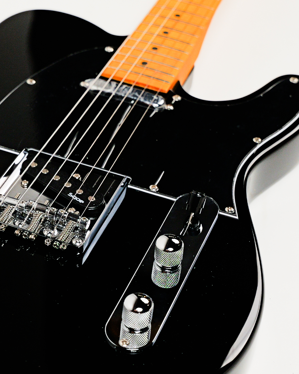 SQOE SETL250 - Tele Electric guitar - Pure Black