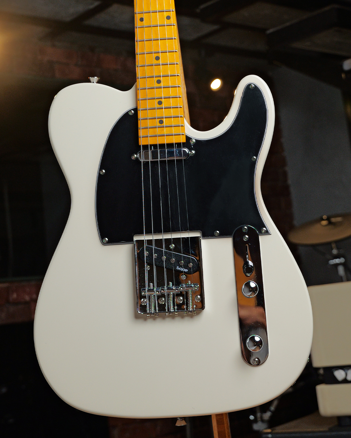 SQOE SETL250 - Tele Electric guitar - Olympic white