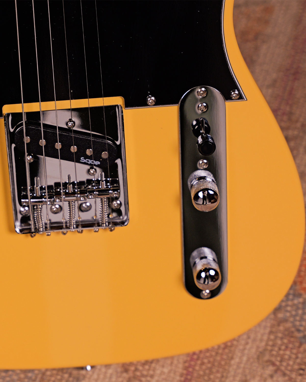 SQOE SETL250 - Tele Electric guitar - Vintage blonde