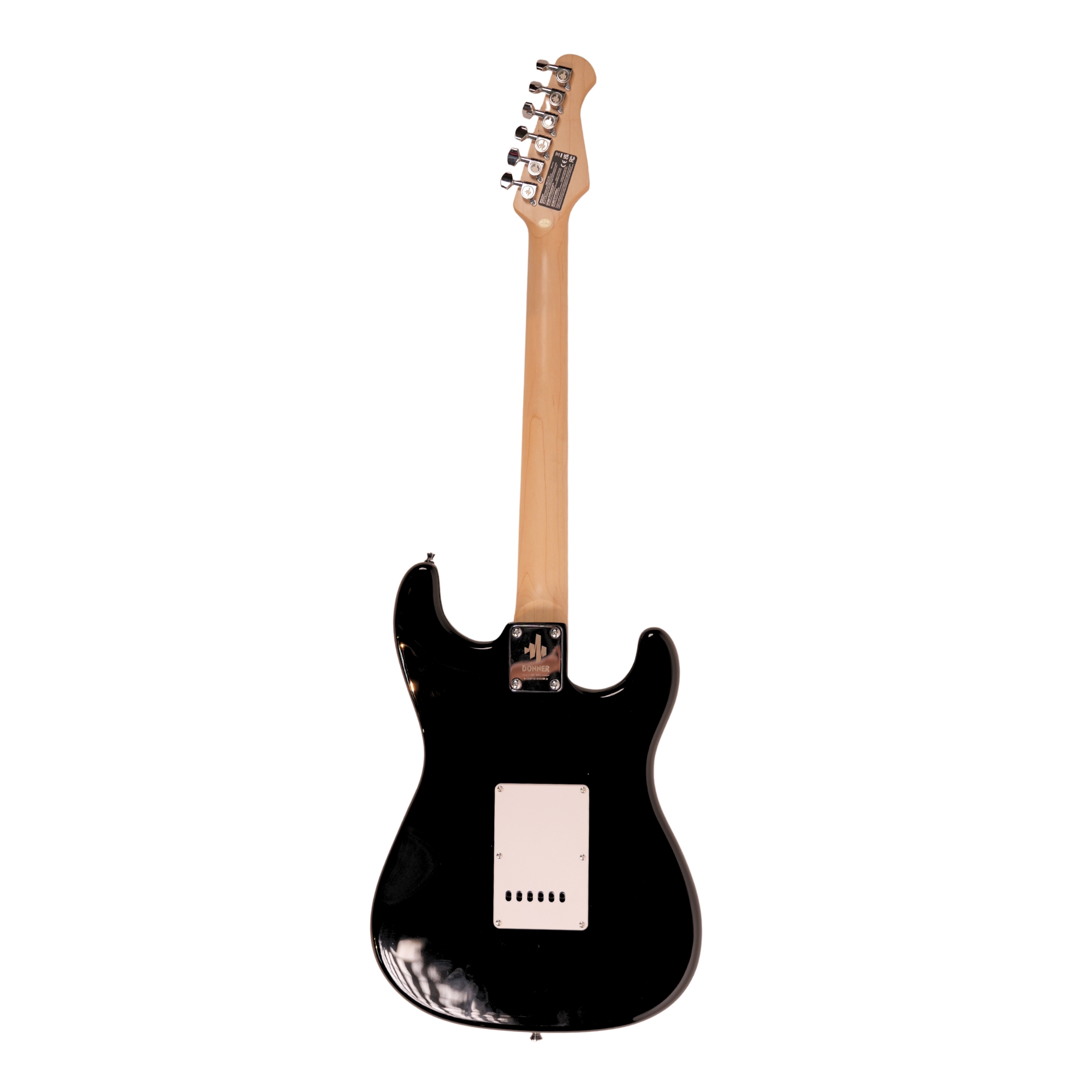 Donner Lefty DST-100BL 39 Inch Full Size Electric Guitar Kit Solid Body Black Beginner Starter with Amplifier Bag Capo Strap String Tuner Cable Picks