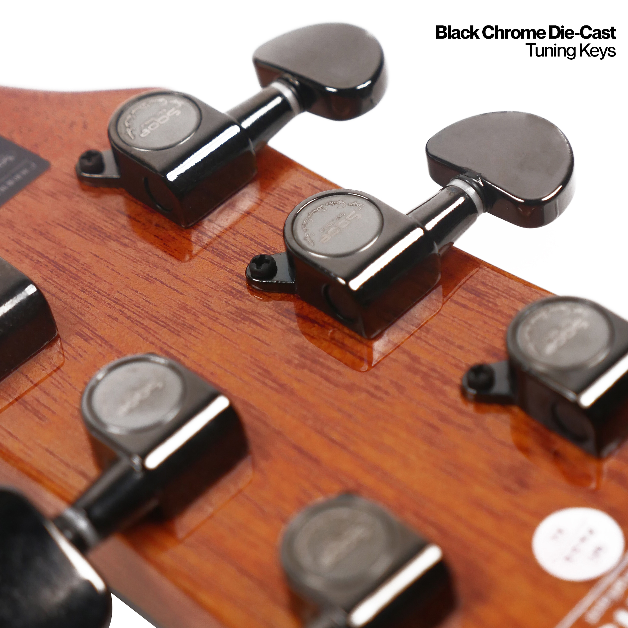 SQOE S340 FGCS Solid top Acoustic guitar - classic cherry burst gloss