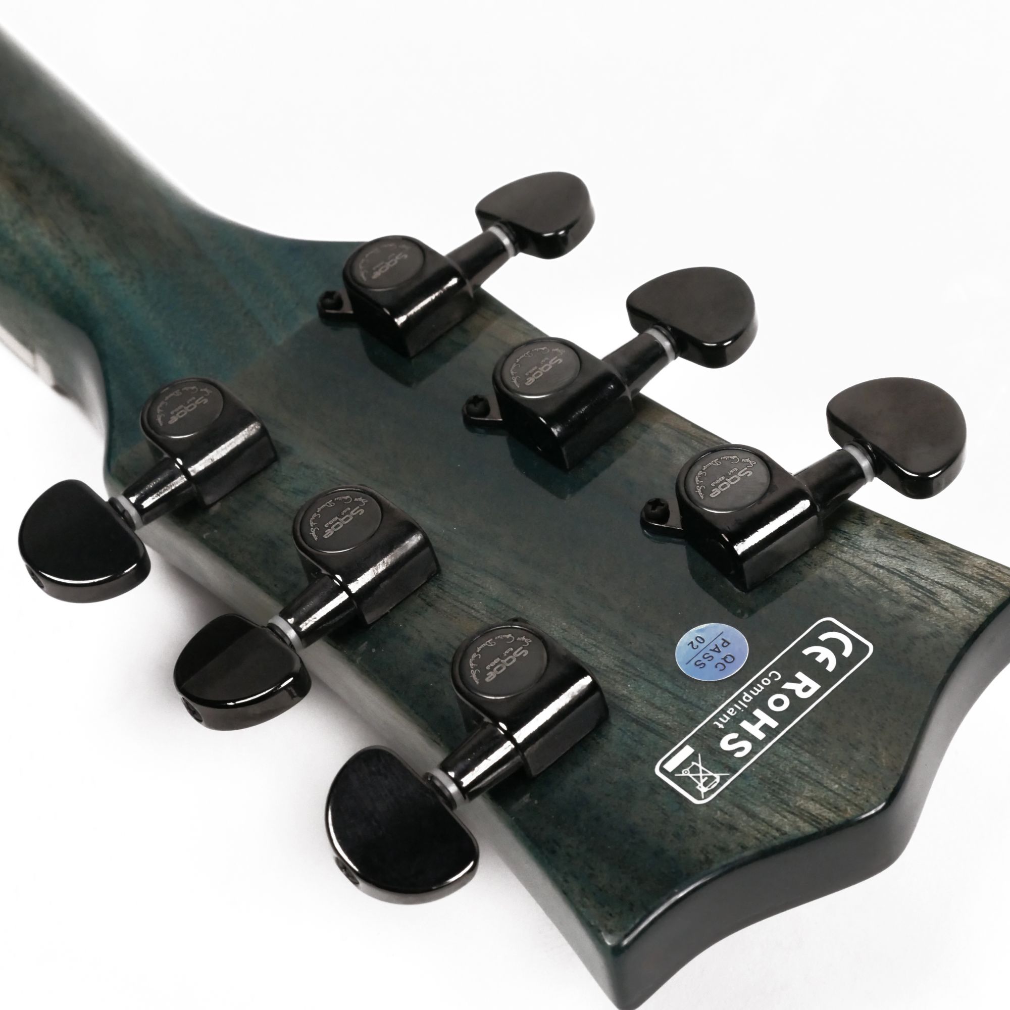 SQOE S340 FGCS Solid top Acoustic guitar - classic cherry burst gloss