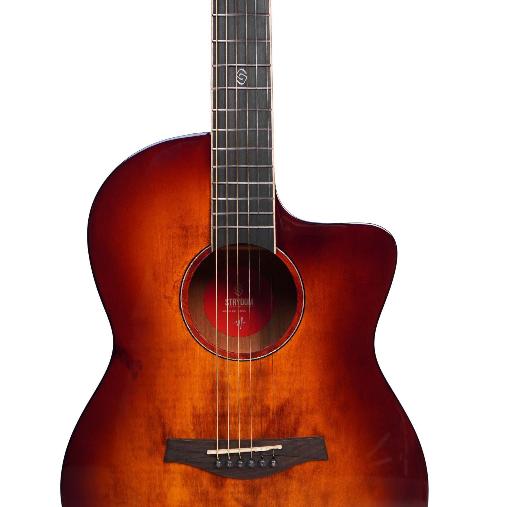 Strydom F239CE 39inch Semi Acoustic guitar Tobacco gloss