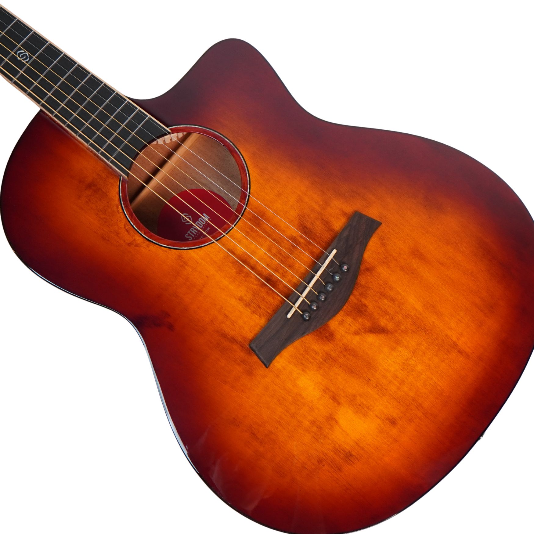 Strydom F239CE 39inch Semi Acoustic guitar Tobacco gloss