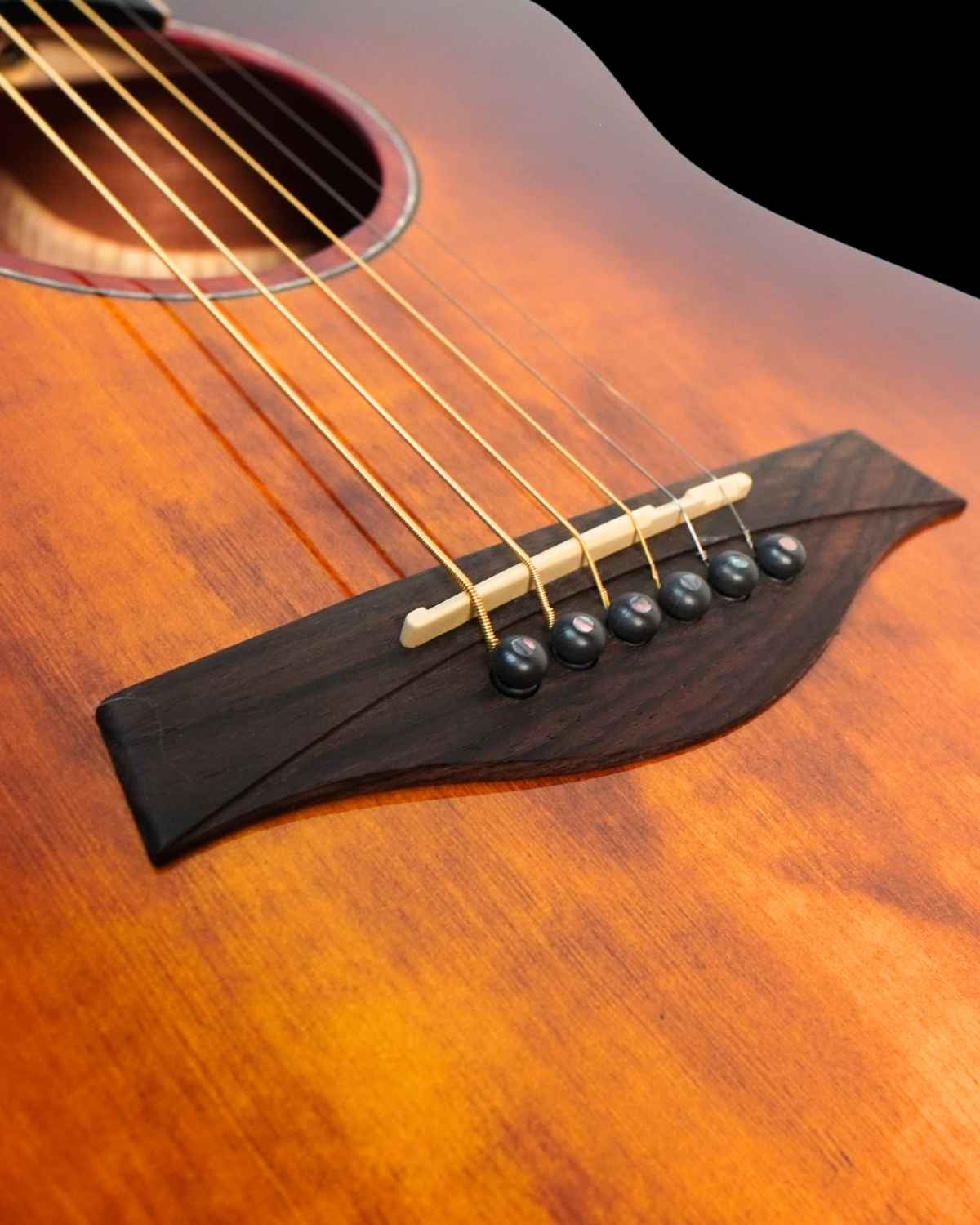 Strydom F239CE 39inch Semi Acoustic guitar Tobacco gloss