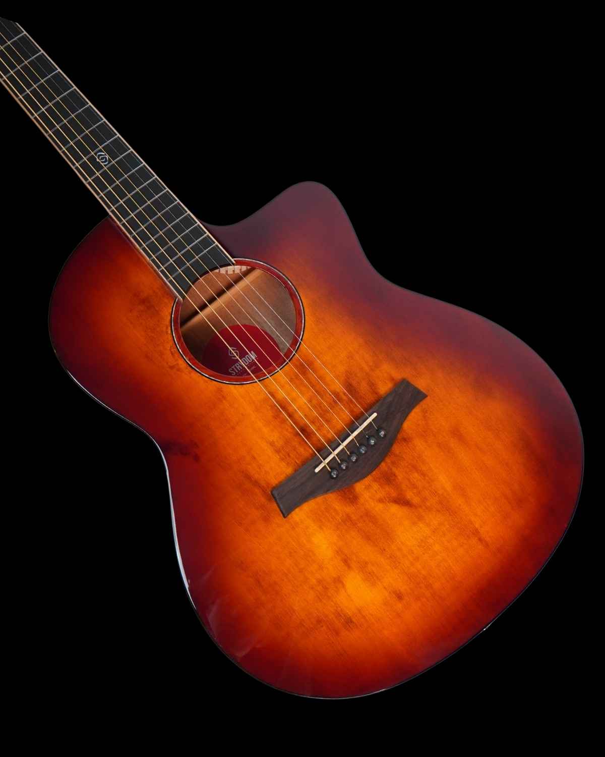 Strydom F239CE 39inch Semi Acoustic guitar Tobacco gloss