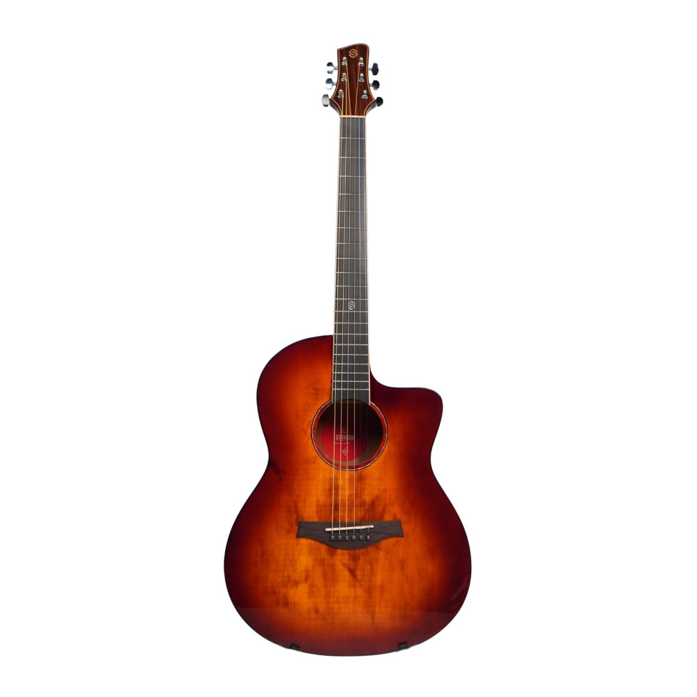 Image of Strydom F239CE 39inch Semi Acoustic guitar Tobacco gloss