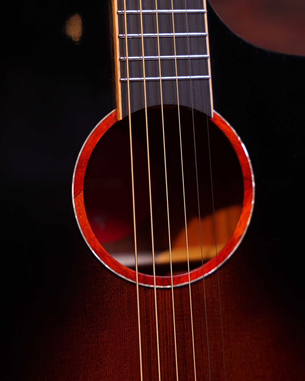 Strydom F240CE auditorium semi acoustic guitar Tobacco gloss