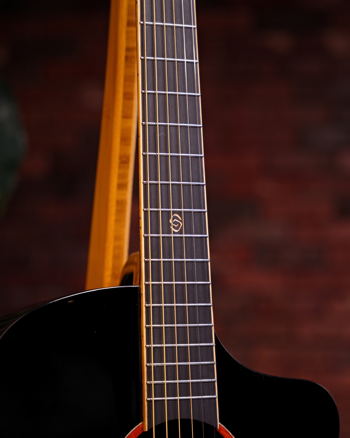 Strydom F240CE auditorium semi acoustic guitar Tobacco gloss