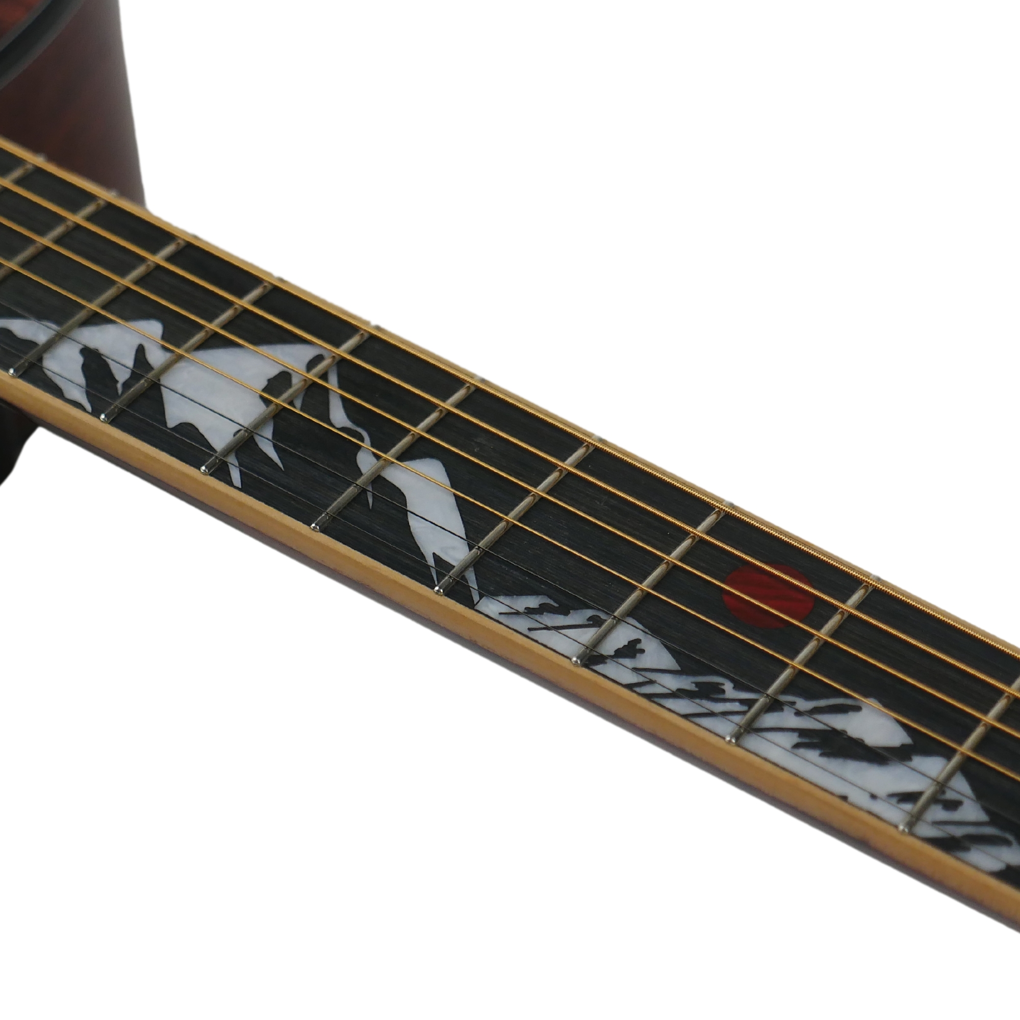 Strydom GA241CE Red moon All mahogany semi-acoustic guitar Natural