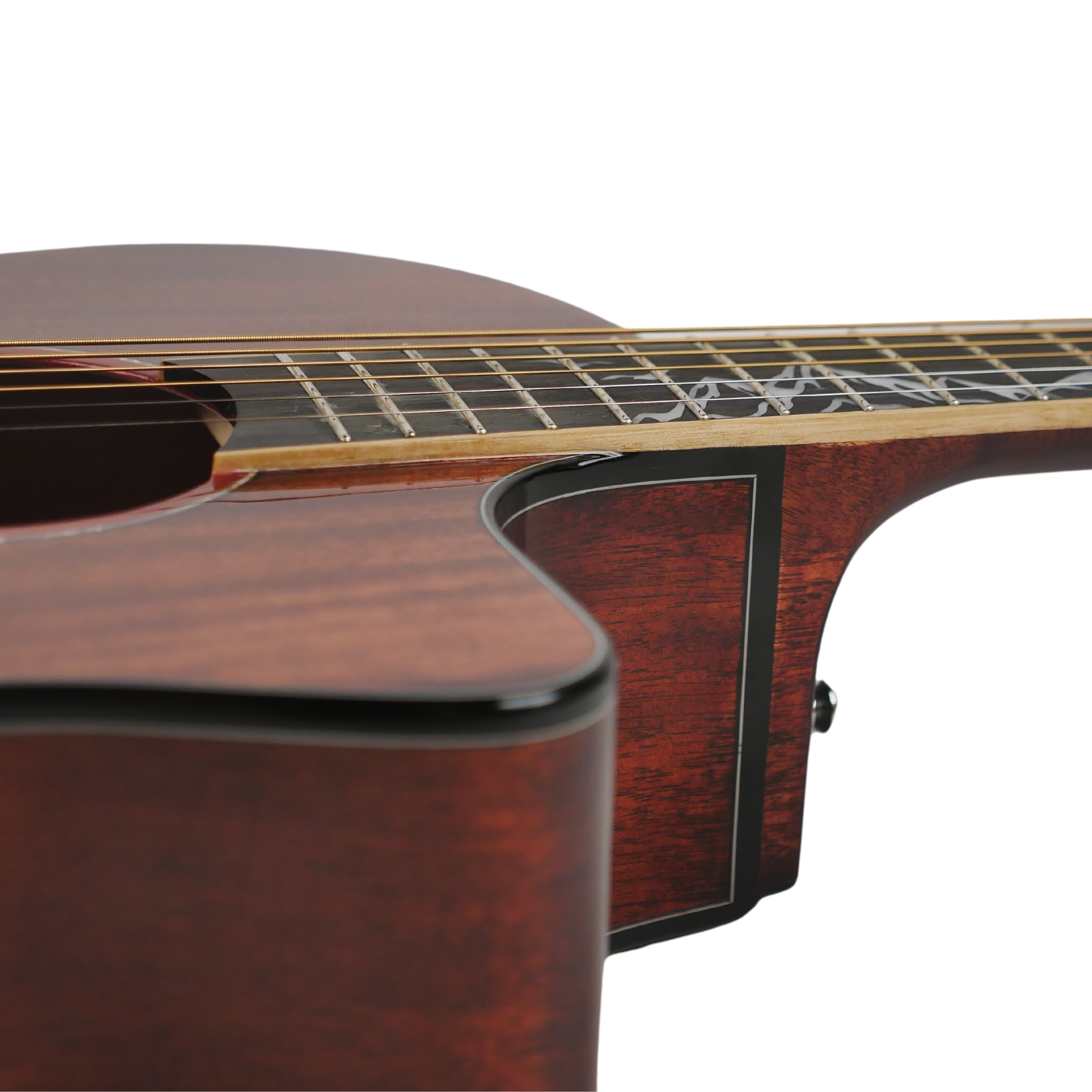 Strydom GA241CE Red moon All mahogany semi-acoustic guitar Natural