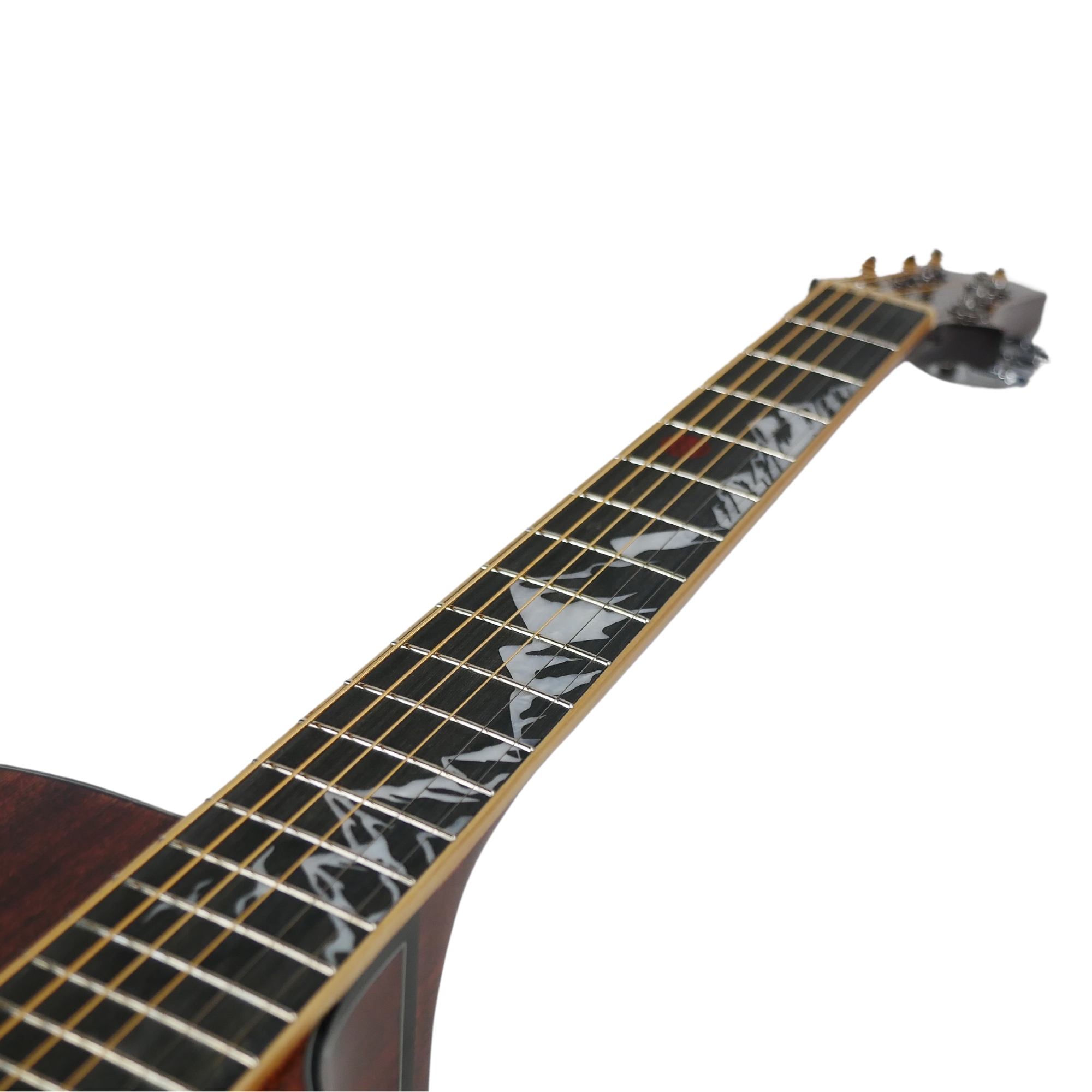 Strydom GA241CE Red moon All mahogany semi-acoustic guitar Natural