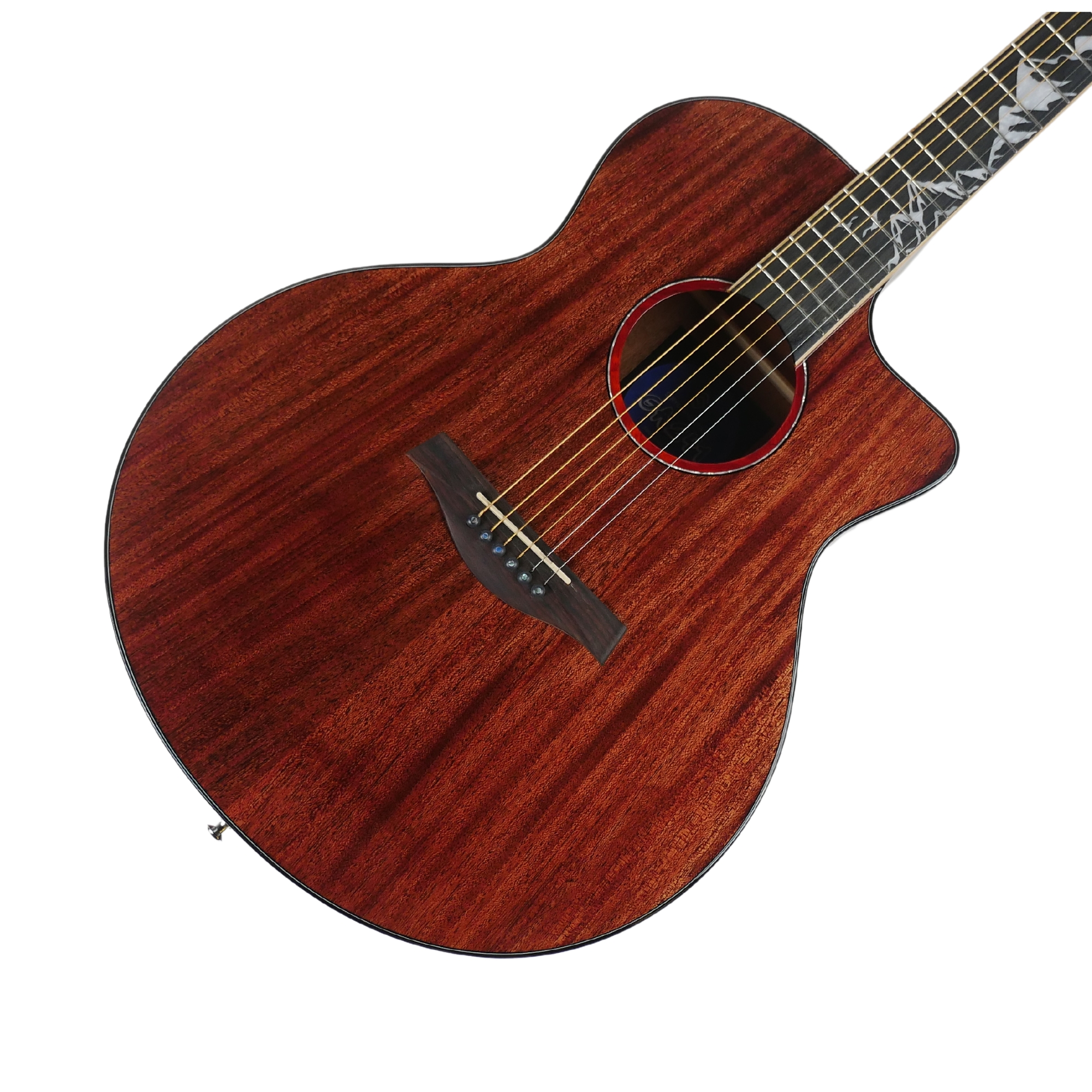 Strydom GA241CE Red moon All mahogany semi-acoustic guitar Natural