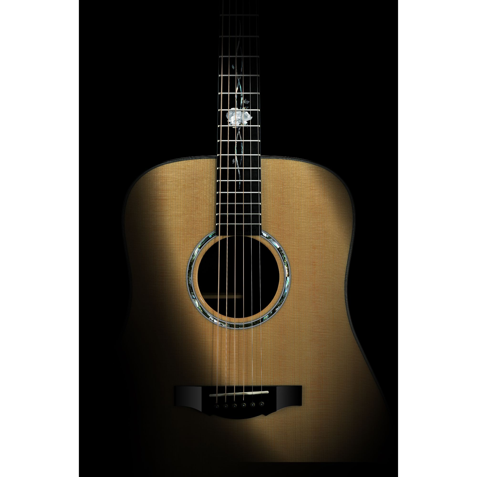 Kepma G1ED Solid top Semi- Acoustic Guitar with fishman power tap infinity Eq