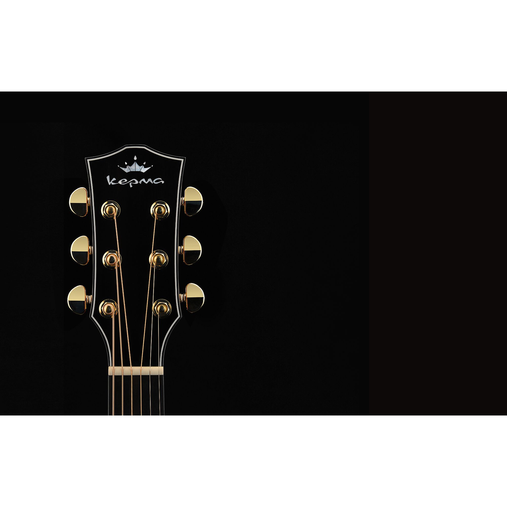 Kepma G1ED Solid top Semi- Acoustic Guitar with fishman power tap infinity Eq