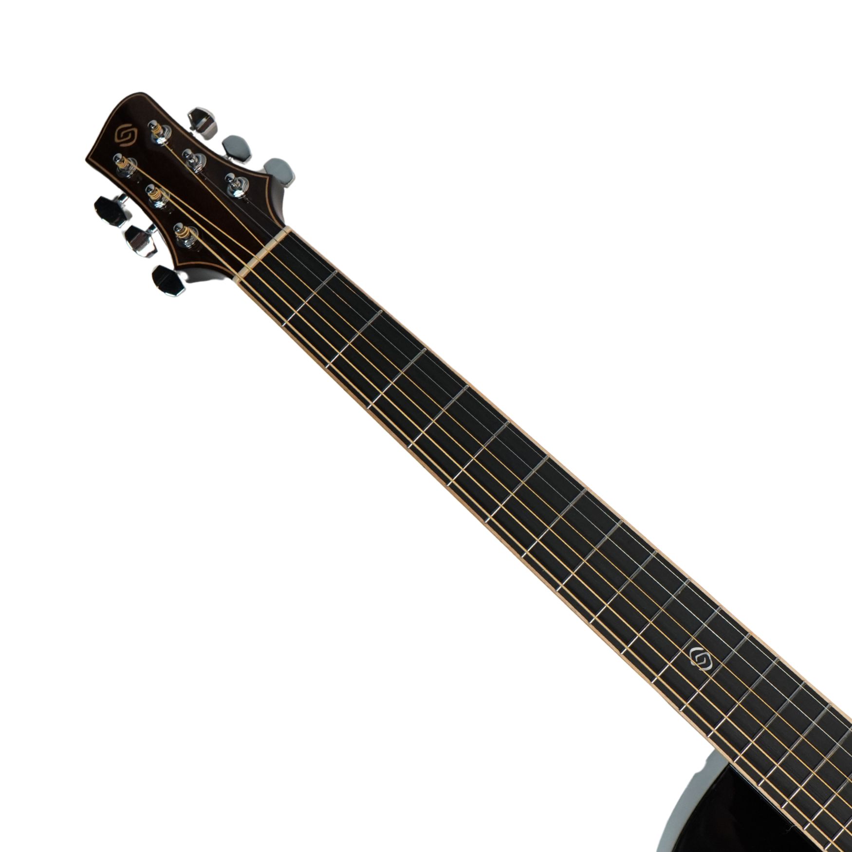 Strydom F239CE 39inch Semi-Acoustic guitar Black top gloss