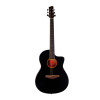 Strydom F239CE 39inch Semi-Acoustic guitar Black top gloss