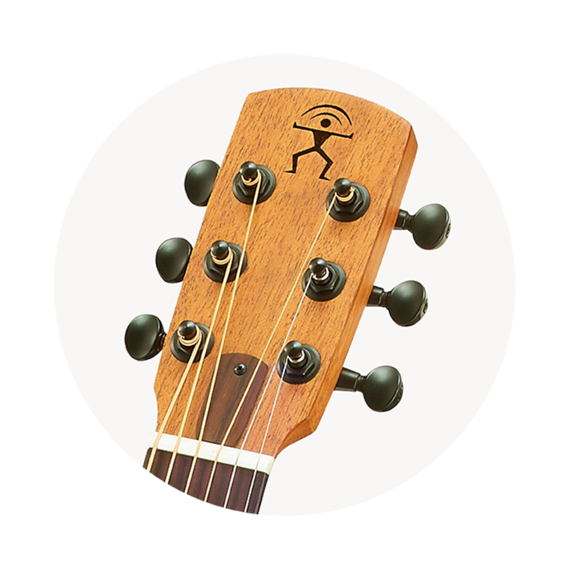 aNueNue M2 acoustic all mahogany travel guitar