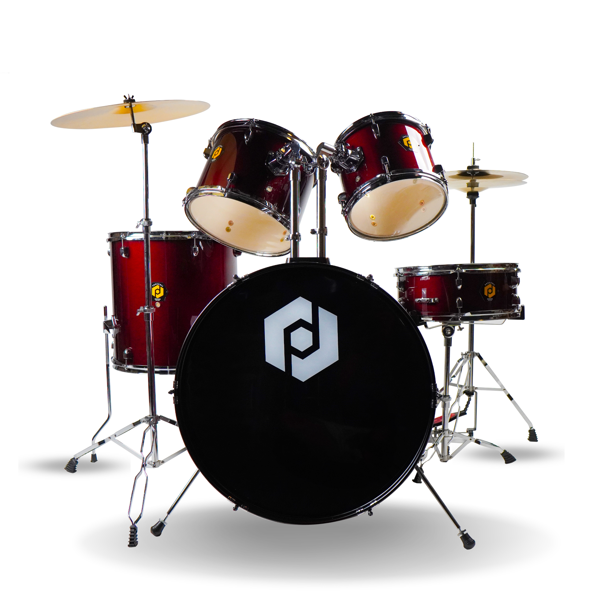 Procraft Acoustic Drumkit PRP 0702 Black