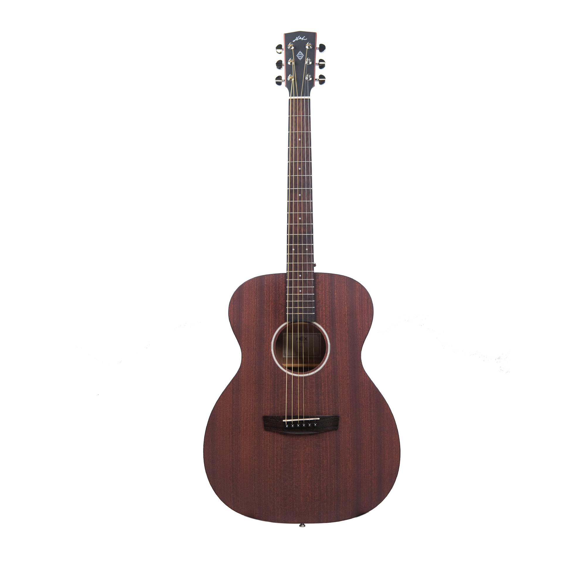 Hex F72M - Semi acoustic guitar Fishman sonitone Eq - All sapele