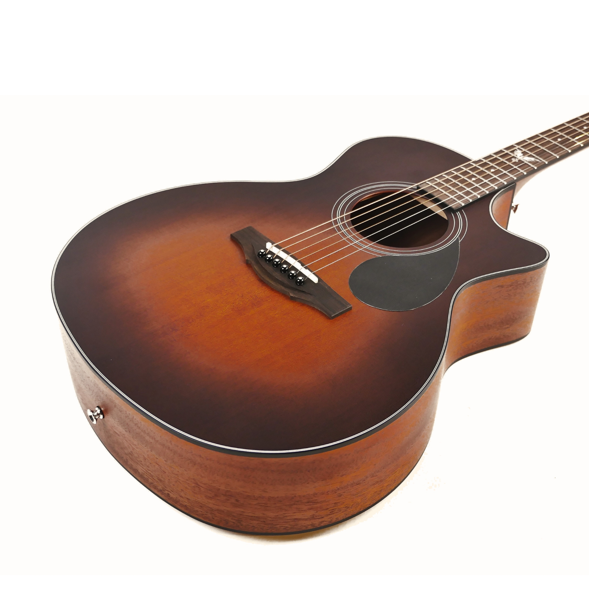 Kepma F0-BE Phoenix Series Solid Top with Fishman sonitone Semi-Acoustic Guitar - Cherry Red Matt