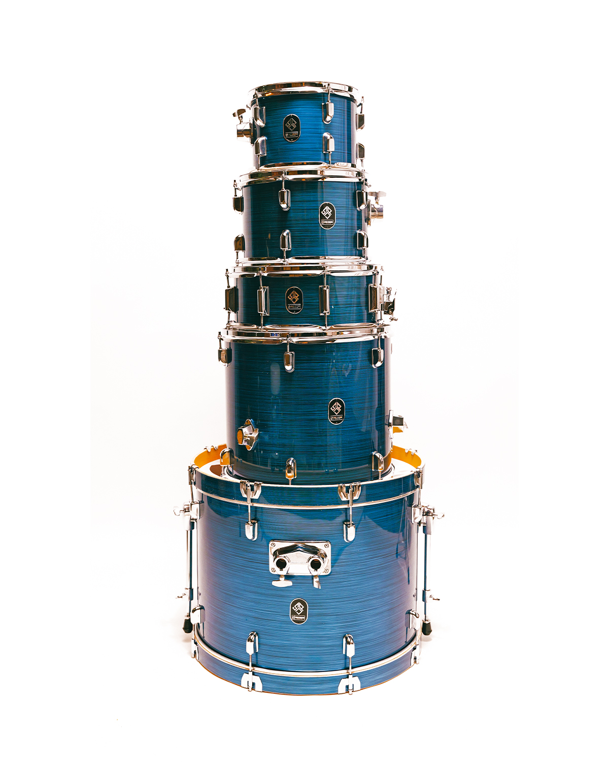 Strydom Sonic Scout 5-Piece Acoustic DrumKit Neon surge blue